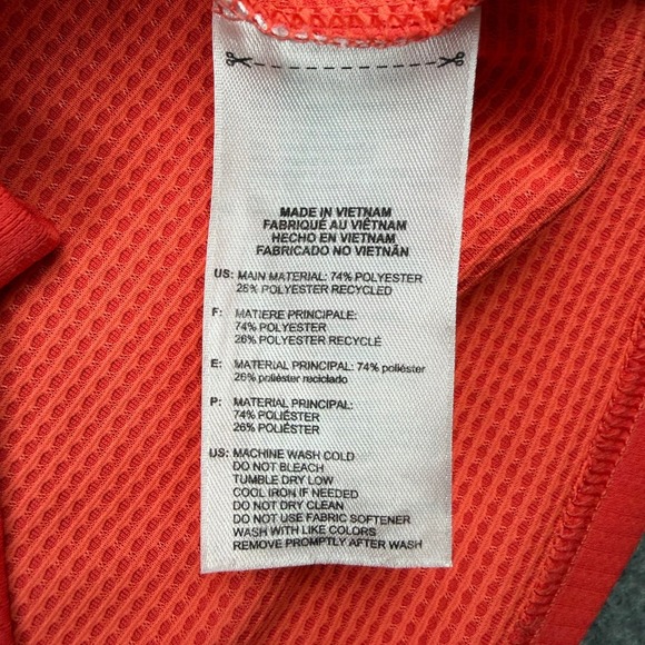 Adidas Golf Climachill Polo Shirt Womens Small Red Henley Short Sleeve Textured - Picture 4 of 7